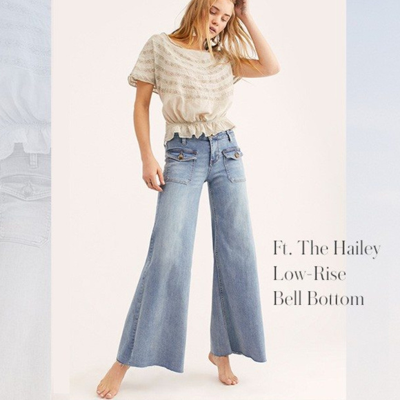Free People Denim - 🆕 Free People Low Rise Bell Bottom Jeans